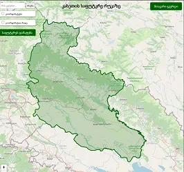 ჯახეთის რუკა